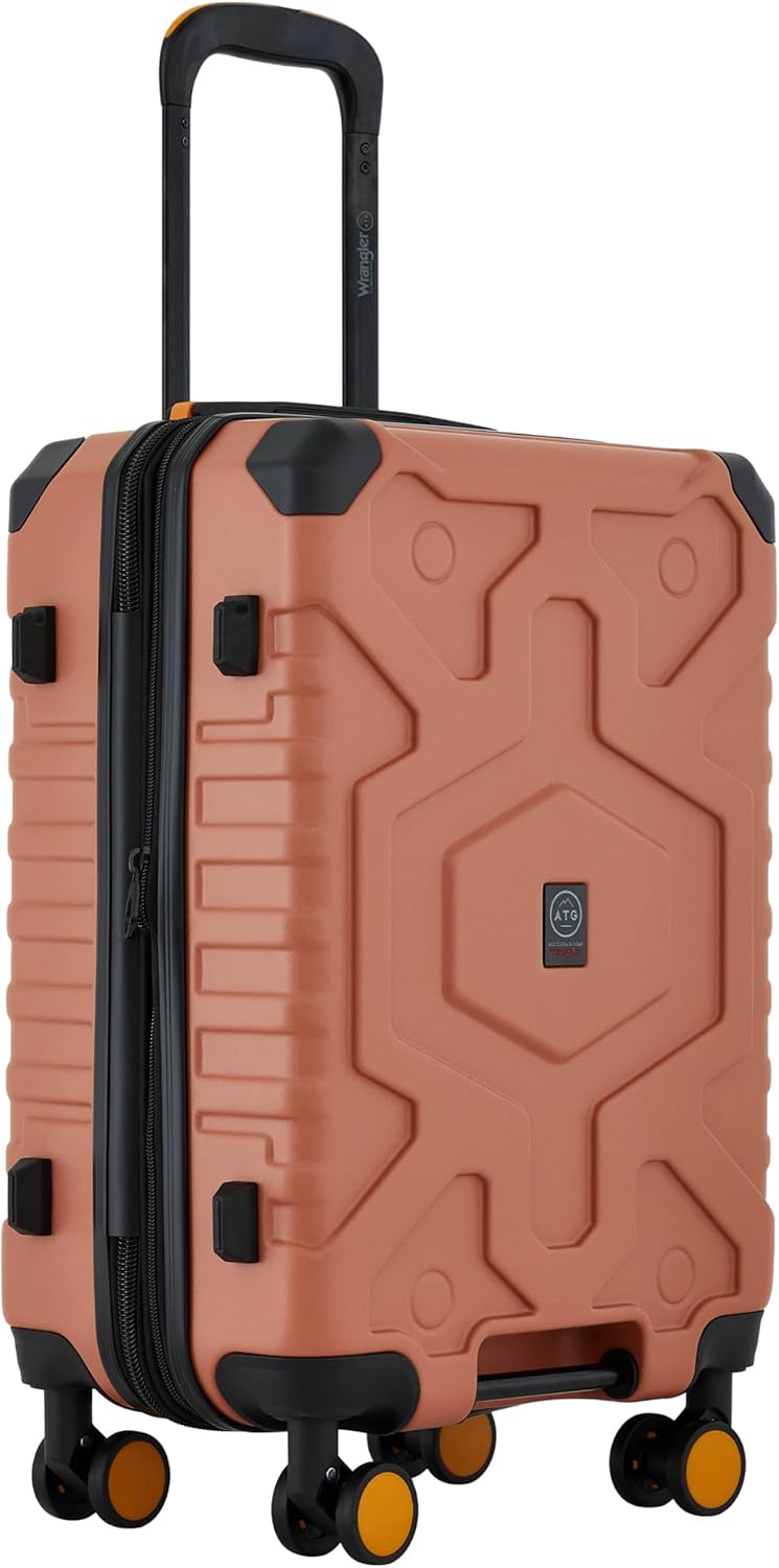 ATG Outland Expandable Hardside Luggage, Jet Black, 22" Carry-On