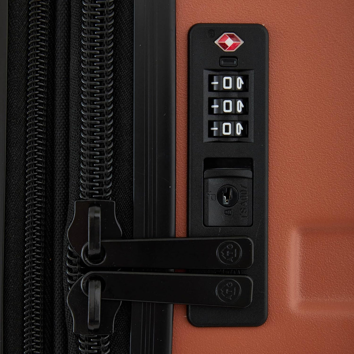 ATG Outland Expandable Hardside Luggage, Jet Black, 22" Carry-On