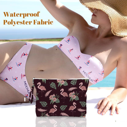 4 Pack Durable Wet Bags, Waterproof Reusable Wet Dry Bag with Zipper for Beach, Travel, Gym