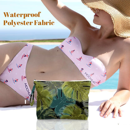 4 Pack Durable Wet Bags, Waterproof Reusable Wet Dry Bag with Zipper for Beach, Travel, Gym