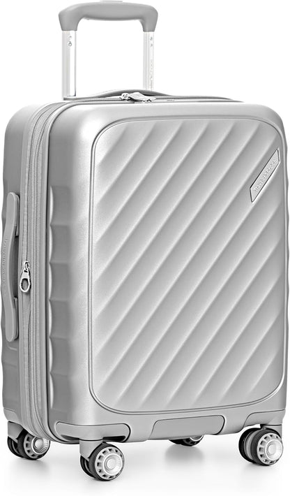 Elm 21" Carry-on Expandable Spinner Luggage Set - Set - Glossy Mint