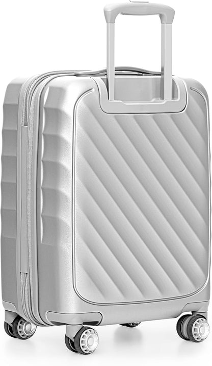 Elm 21" Carry-on Expandable Spinner Luggage Set - Set - Glossy Mint