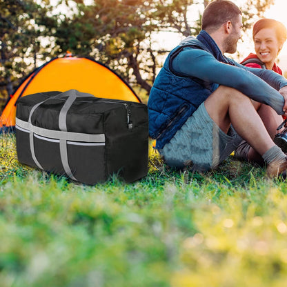 Extra Large Bag Lightweight, 96L Travel Duffel Bag Foldable for Men Women, Waterproof & Durable(BLACK)
