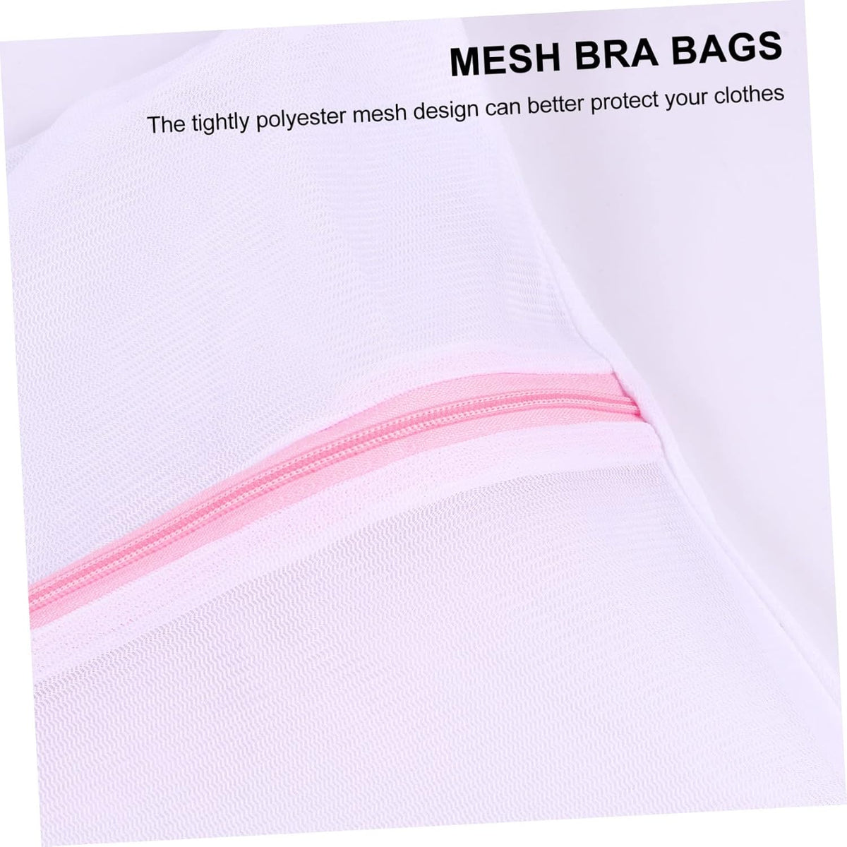5pcs Laundry Mesh Bag Set for Travel Storage Washing Pouch Zippered Organizer for Lingerie Underwear and Clothing Protects from Snagging and Tangling