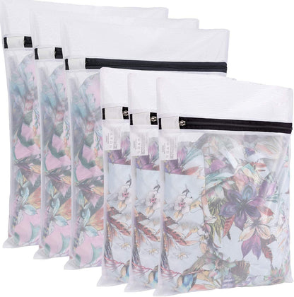 Laundry Bags Mesh Wash Bag for Intimates Lingerie and Delicates, 5Pcs (1XL,2L,2M)