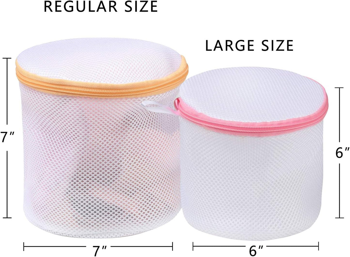 Laundry Bags Mesh Wash Bag for Intimates Lingerie and Delicates, 5Pcs (1XL,2L,2M)