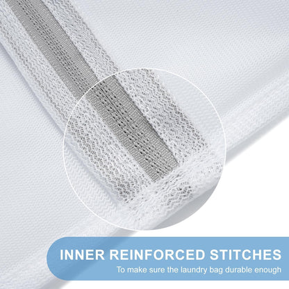 Laundry Bags Mesh Wash Bag for Intimates Lingerie and Delicates, 5Pcs (1XL,2L,2M)