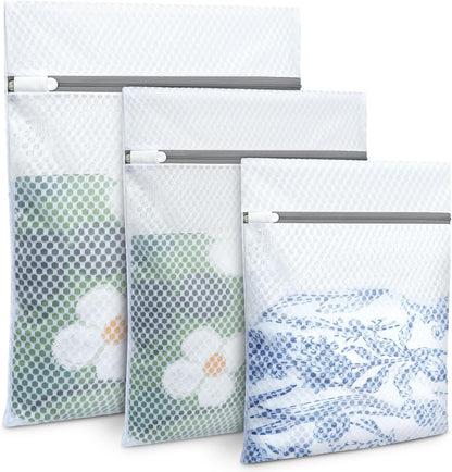 Laundry Bags Mesh Wash Bag for Intimates Lingerie and Delicates, 5Pcs (1XL,2L,2M)