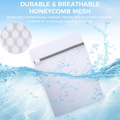 Laundry Bags Mesh Wash Bag for Intimates Lingerie and Delicates, 5Pcs (1XL,2L,2M)
