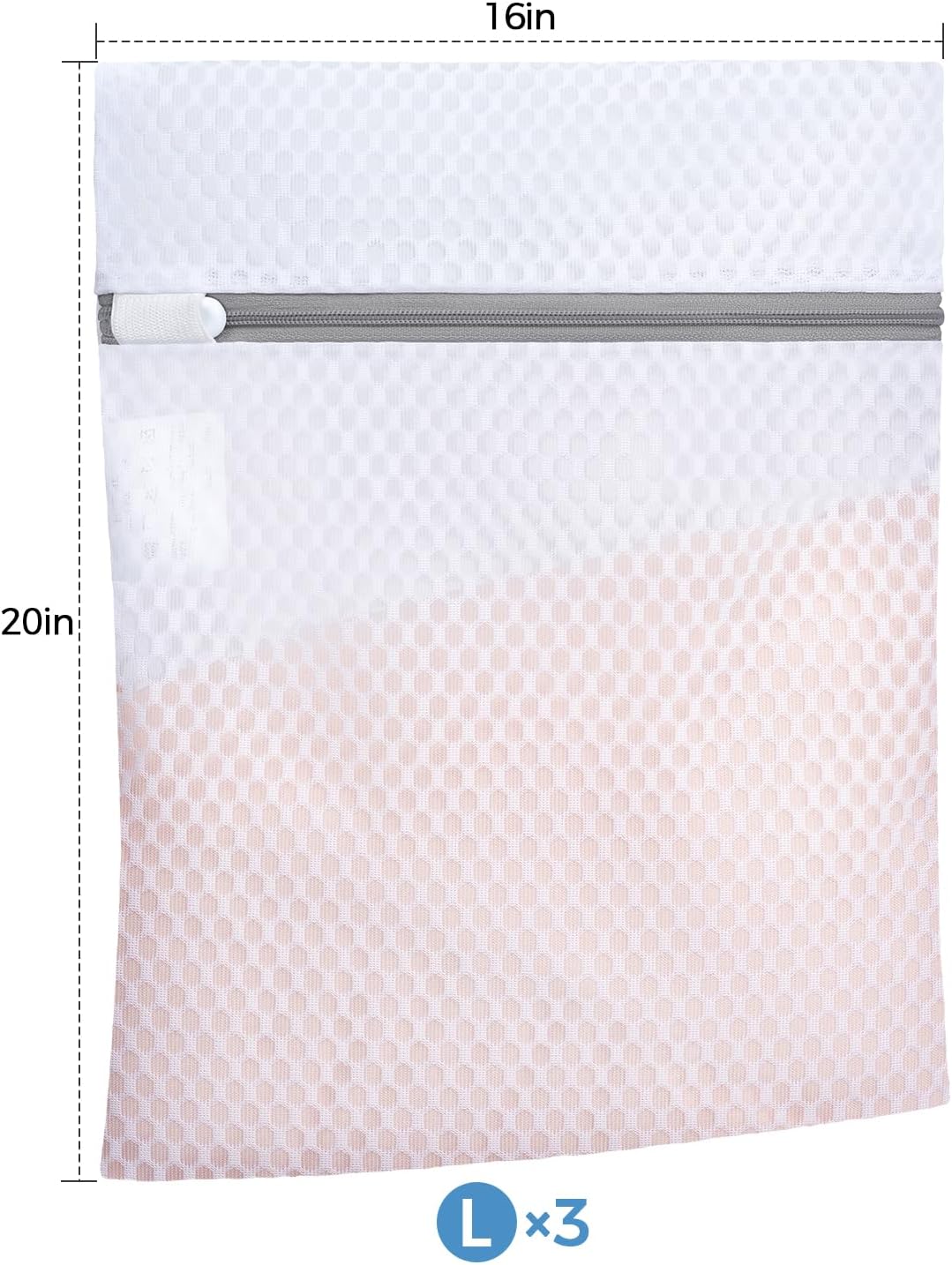 Laundry Bags Mesh Wash Bag for Intimates Lingerie and Delicates, 5Pcs (1XL,2L,2M)