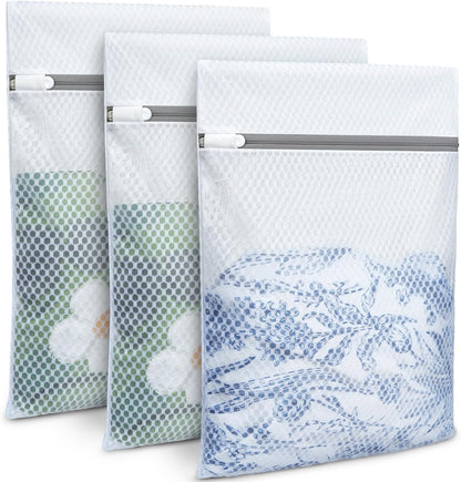 Laundry Bags Mesh Wash Bag for Intimates Lingerie and Delicates, 5Pcs (1XL,2L,2M)