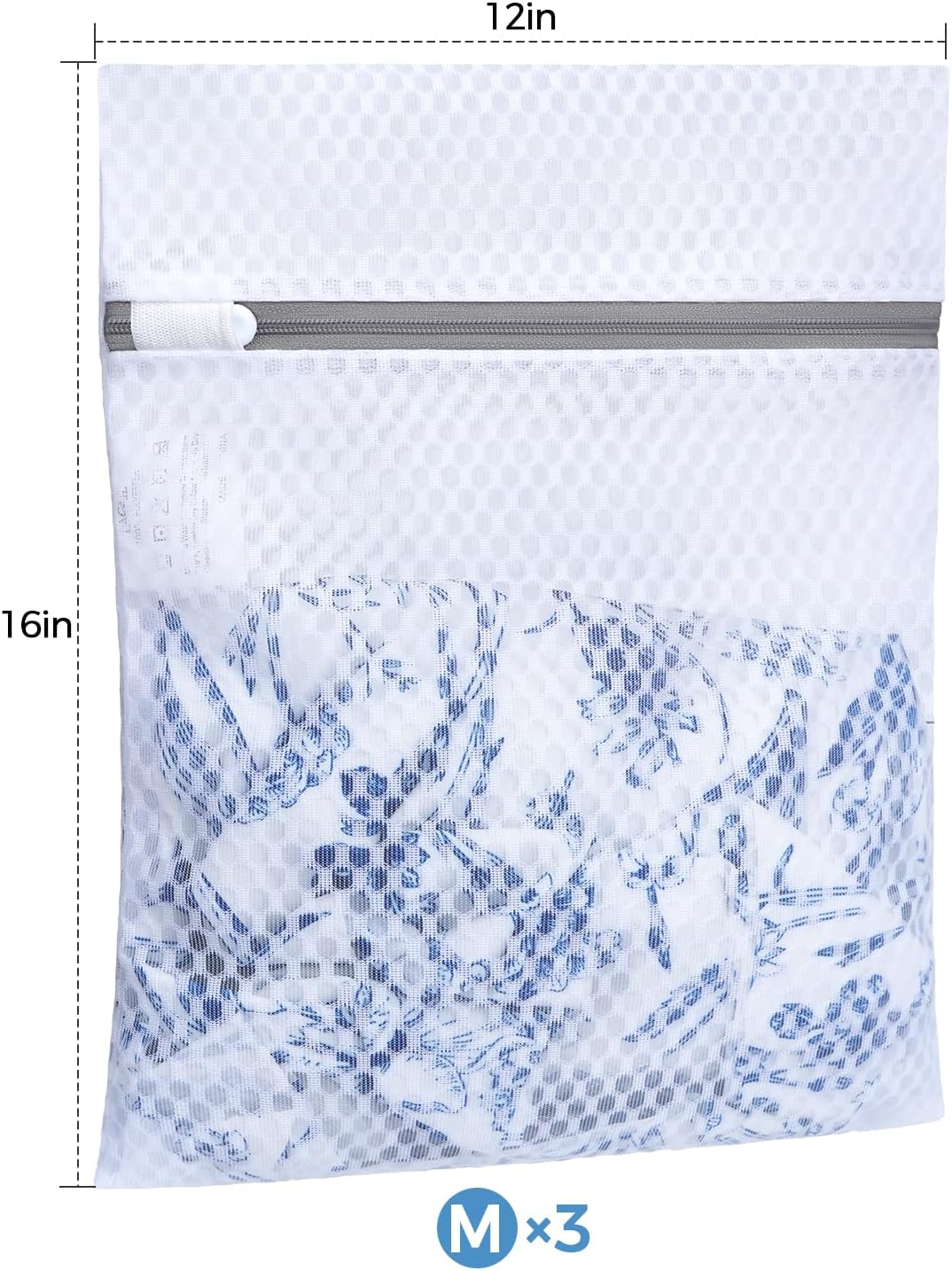 Laundry Bags Mesh Wash Bag for Intimates Lingerie and Delicates, 5Pcs (1XL,2L,2M)