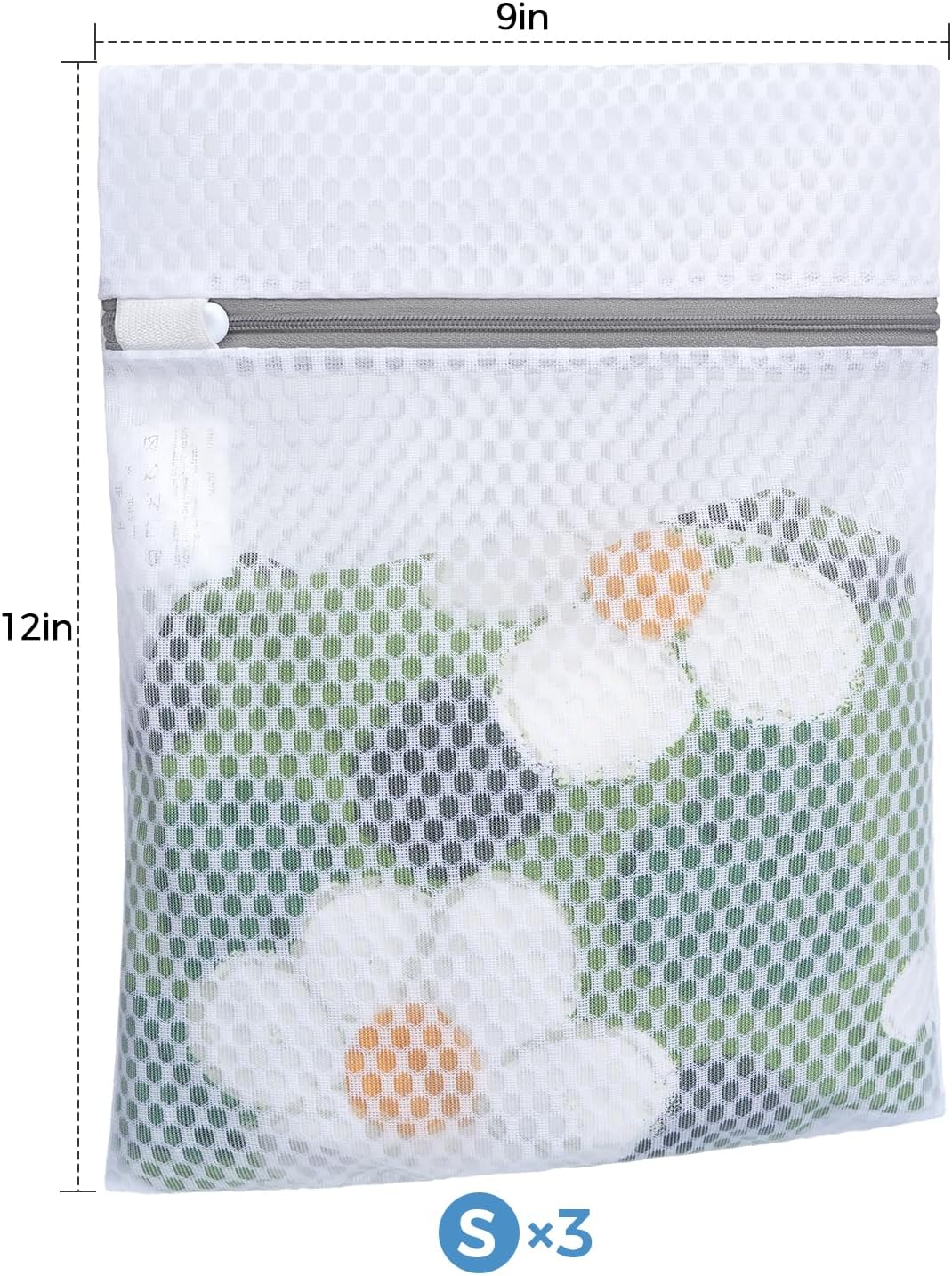 Laundry Bags Mesh Wash Bag for Intimates Lingerie and Delicates, 5Pcs (1XL,2L,2M)