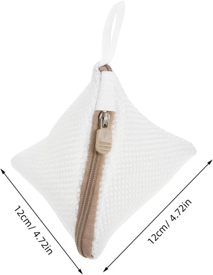 Mini Mesh Laundry Bags 3-Pack Portable Washing Machine Pouch for Delicates Lingerie Stockings Travel Laundry Organizer 4.72X4.72X0.78 Inch