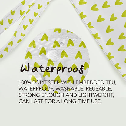 Heart Wet Bag, For Swimsuit Travel Makeup Bag Waterproof Large Capacity for Women Girls Mom Sister Friends Boho Heart Romantic Gifts