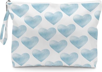 Heart Wet Bag, For Swimsuit Travel Makeup Bag Waterproof Large Capacity for Women Girls Mom Sister Friends Boho Heart Romantic Gifts