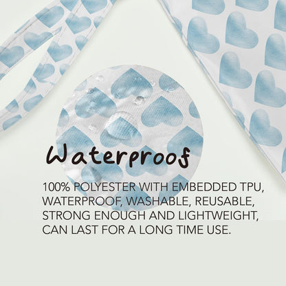 Heart Wet Bag, For Swimsuit Travel Makeup Bag Waterproof Large Capacity for Women Girls Mom Sister Friends Boho Heart Romantic Gifts
