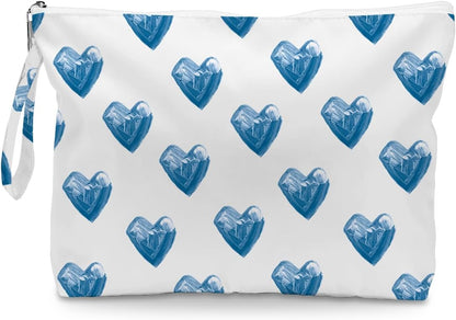 Heart Wet Bag, For Swimsuit Travel Makeup Bag Waterproof Large Capacity for Women Girls Mom Sister Friends Boho Heart Romantic Gifts
