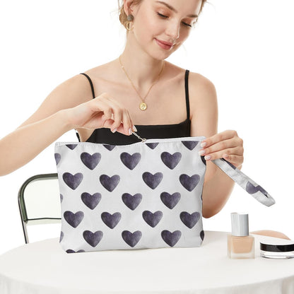 Heart Wet Bag, For Swimsuit Travel Makeup Bag Waterproof Large Capacity for Women Girls Mom Sister Friends Boho Heart Romantic Gifts