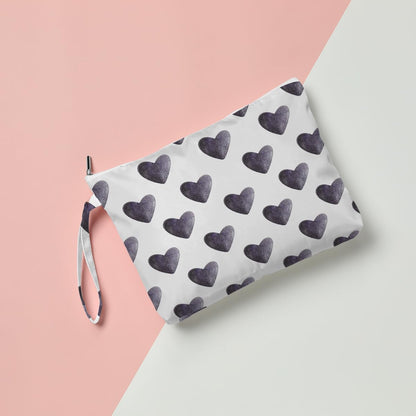 Heart Wet Bag, For Swimsuit Travel Makeup Bag Waterproof Large Capacity for Women Girls Mom Sister Friends Boho Heart Romantic Gifts