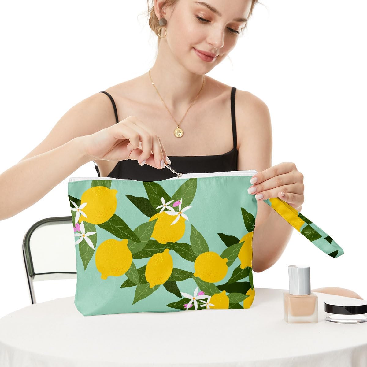 Heart Wet Bag, For Swimsuit Travel Makeup Bag Waterproof Large Capacity for Women Girls Mom Sister Friends Boho Heart Romantic Gifts