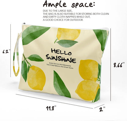 Heart Wet Bag, For Swimsuit Travel Makeup Bag Waterproof Large Capacity for Women Girls Mom Sister Friends Boho Heart Romantic Gifts