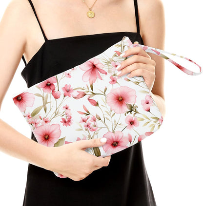Heart Wet Bag, For Swimsuit Travel Makeup Bag Waterproof Large Capacity for Women Girls Mom Sister Friends Boho Heart Romantic Gifts