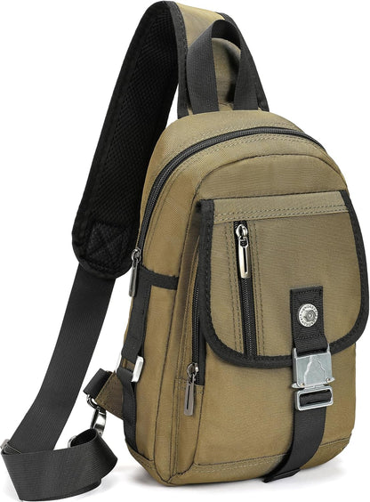 Sling Bag Chest Shoulder Backpack Crossbody Bags for Tablet Laptop Outdoor Hiking Men Women