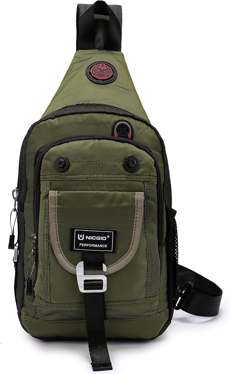 Sling Bag Chest Shoulder Backpack Crossbody Bags for Tablet Laptop Outdoor Hiking Men Women