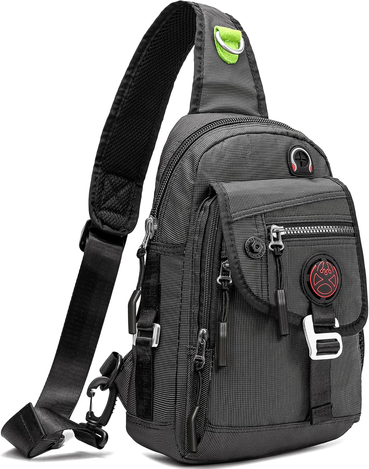 Sling Bag Chest Shoulder Backpack Crossbody Bags for Tablet Laptop Outdoor Hiking Men Women