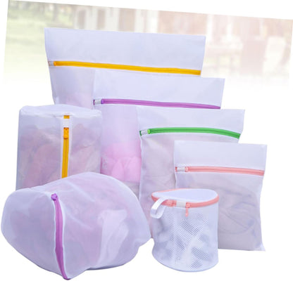 7pcs Laundry Bag Set Garment Bags for Storage for Home Delicate Lingerie Panties Random Zipper