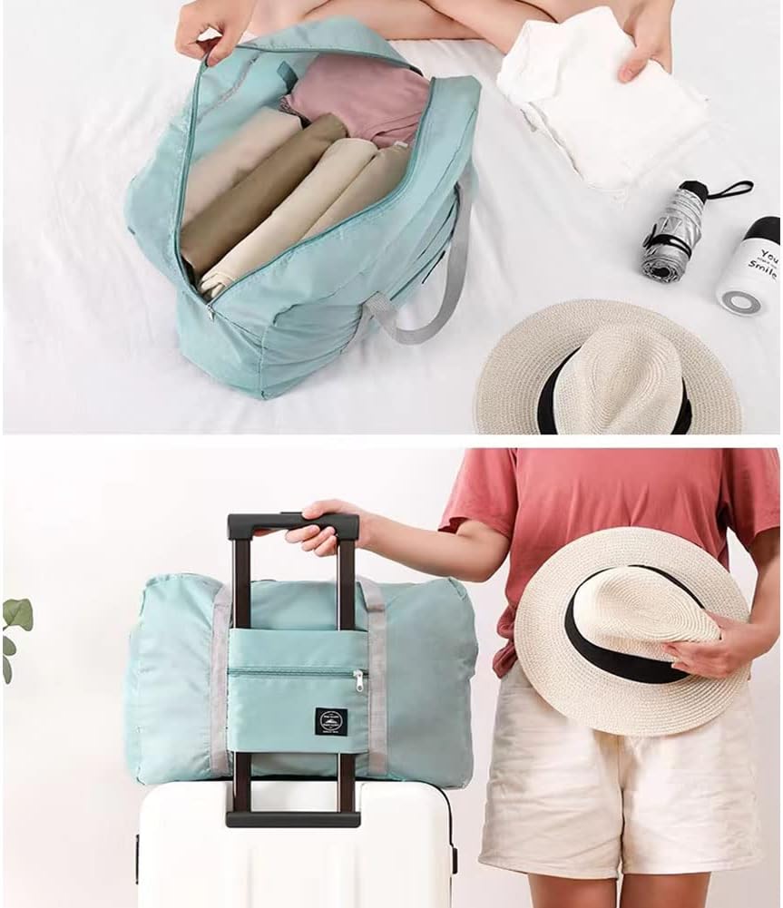 For Spirit Airlines Personal Item Bag 2 Pack Travel Duffle Bag, Weekender Bags Underseat Carry-on Luggage for Women
