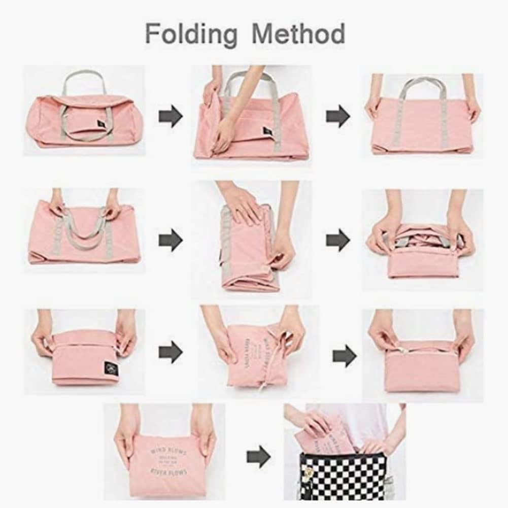 For Spirit Airlines Personal Item Bag 2 Pack Travel Duffle Bag, Weekender Bags Underseat Carry-on Luggage for Women
