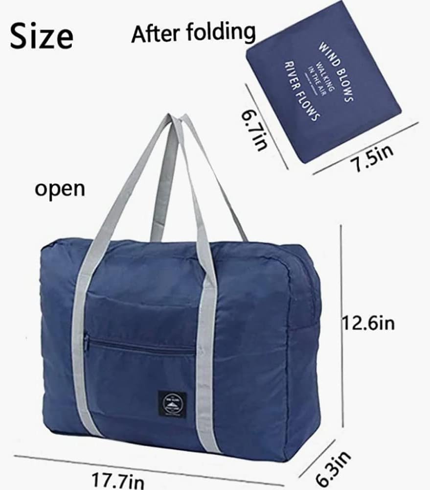 For Spirit Airlines Personal Item Bag 2 Pack Travel Duffle Bag, Weekender Bags Underseat Carry-on Luggage for Women