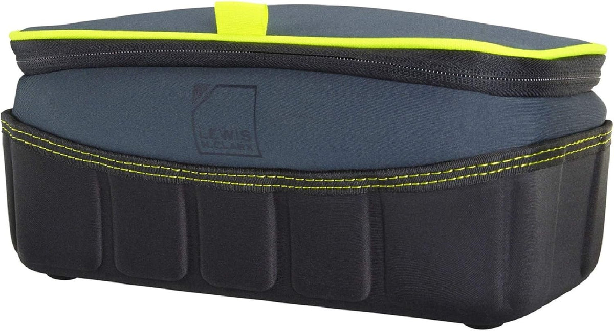 Travelflex Toiletry Kit, Makeup Bag, Shower Caddy + Travel Organizer for Luggage, Carry-on or Suitcase, Classic Side Zip, Charcoal