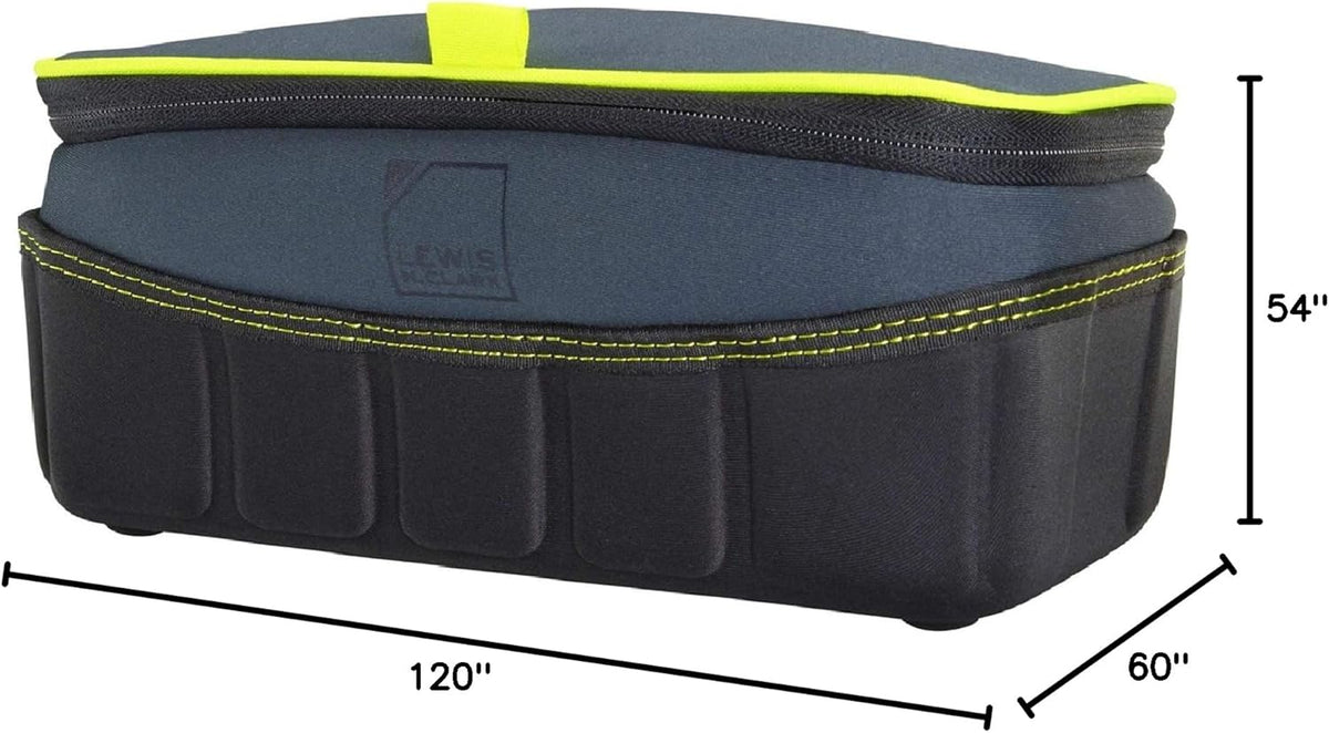 Travelflex Toiletry Kit, Makeup Bag, Shower Caddy + Travel Organizer for Luggage, Carry-on or Suitcase, Classic Side Zip, Charcoal