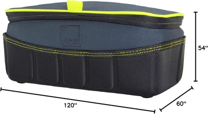 Travelflex Toiletry Kit, Makeup Bag, Shower Caddy + Travel Organizer for Luggage, Carry-on or Suitcase, Classic Side Zip, Charcoal