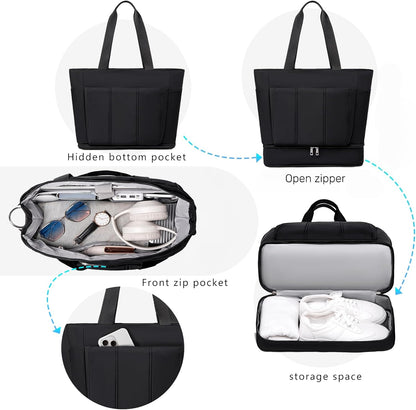 16 Inch Carry On Luggage with Tote Bag Luggage Sets Airline Approved TSA Lock Puffer Quilted Suitcases with Spinner Wheels Lightweight Soft Travel Luggage (Grey)
