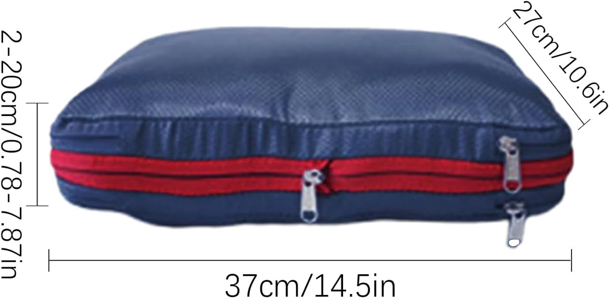Waterproof Compression Packing Cubes, 37x27x20 cm Double-Sided Travel Packing Organizer for Luggage, Suitcases, Backpack