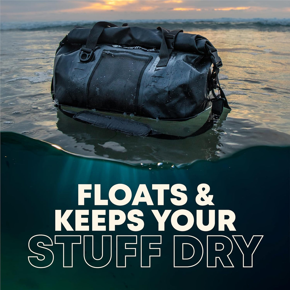 Waterproof Duffel Bag - Heavy Duty Motorcycle Dry Bag with Large Storage Space Perfect for Traveling, Camping, Kayaking, Fishing & Canoeing Bag 50L/70L/90L/120L Sizes