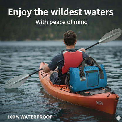 Waterproof Duffel Bag - Heavy Duty Motorcycle Dry Bag with Large Storage Space Perfect for Traveling, Camping, Kayaking, Fishing & Canoeing Bag 50L/70L/90L/120L Sizes