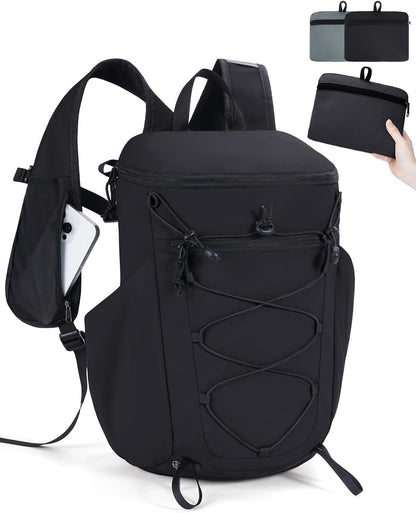 Lightweight Hiking Backpack, 20L Packable Water Resistant Daypack with Phone Pocket & RFID Blocking for Travel, Camping, Outdoor Pack for Men Women