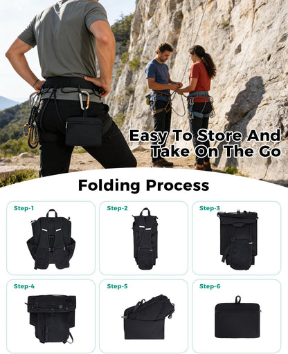 Lightweight Hiking Backpack, 20L Packable Water Resistant Daypack with Phone Pocket & RFID Blocking for Travel, Camping, Outdoor Pack for Men Women