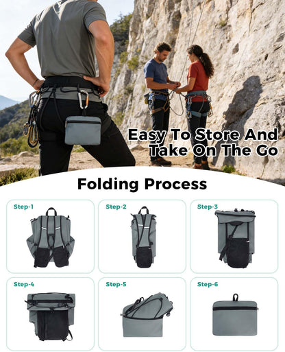 Lightweight Hiking Backpack, 20L Packable Water Resistant Daypack with Phone Pocket & RFID Blocking for Travel, Camping, Outdoor Pack for Men Women