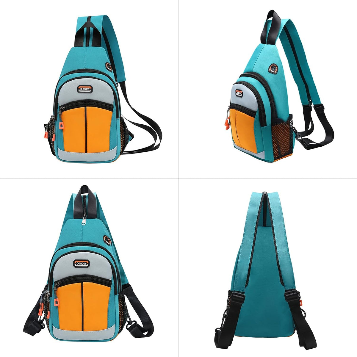 Sling Bag - Women's Crossbody Shoulder Backpack for Men, Travel, Hiking, Sport, Casual Daypack (Beige, Blue, Red)