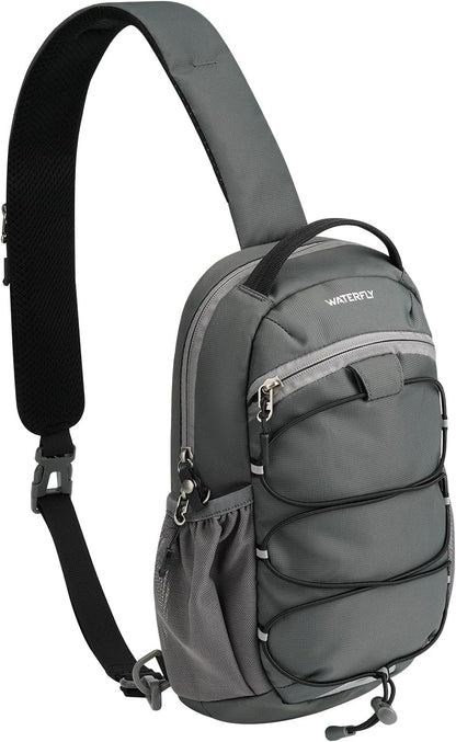 RFID Anti Theft Sling Bag: Small Crossbody Travel Hiking Daypacks | RFID pocket,Multi-compartment pocket,Water-resistant,Adjustable shoulder strap with card pocket,Lightweight nylon