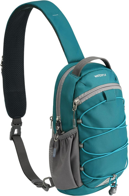 RFID Anti Theft Sling Bag: Small Crossbody Travel Hiking Daypacks | RFID pocket,Multi-compartment pocket,Water-resistant,Adjustable shoulder strap with card pocket,Lightweight nylon