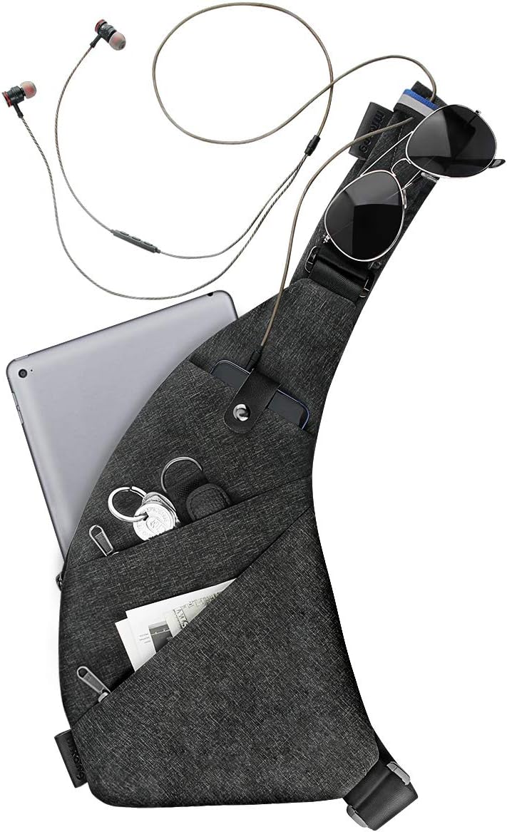 Sling Crossbody Bags Trendy Travel Anti Theft Safe Purse Bags for Women Men Waterproof