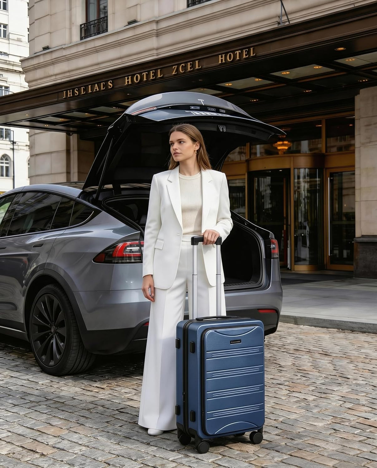 Carry On Luggage 20 Inch, Airline Approved Expandable Hard Shell Suitcase with Spinner Wheels, TSA Lock & Cup Holder, Fits Most Overhead Bins