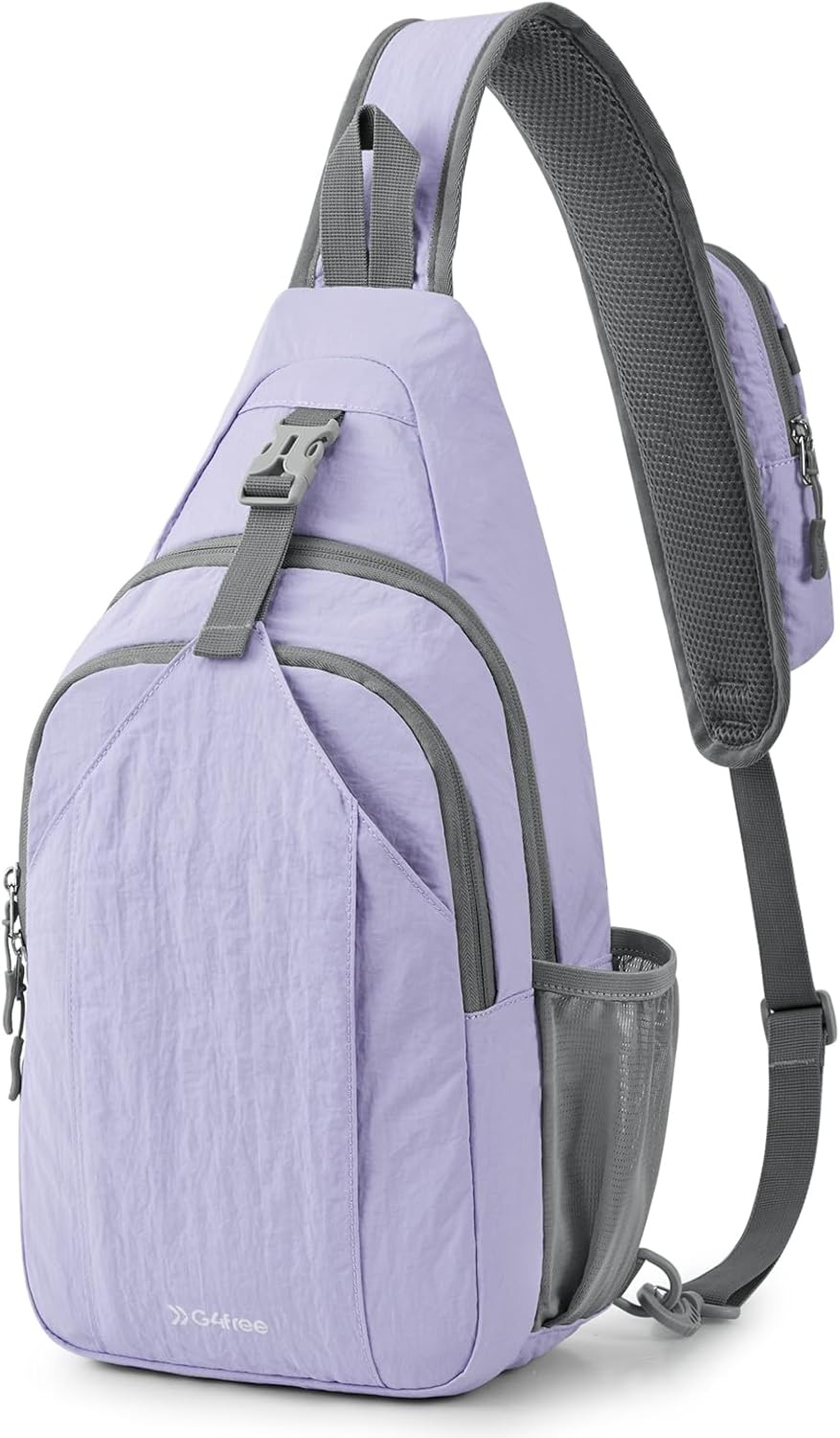 Sling Bag for Men Women, RFID Blocking Crossbody Bag, Daily, Travel | Durable Polyester Fabric, 10L, Perfect for work, shopping, weekend outings, Hiking, Reversible Shoulder Strap (Peacock Blue)